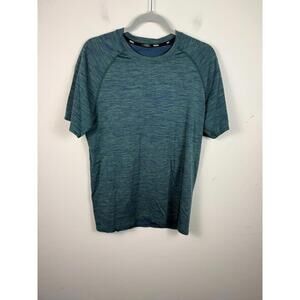 Rhone Shirt Mens Medium Green Reign Tech Short Sleeve Performance Stretch